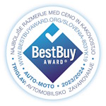 Best Buy Award - AUTO-MOTO - SLOVENIA - 2023/2024 - 1. place in the category: Vehicle insurance services
